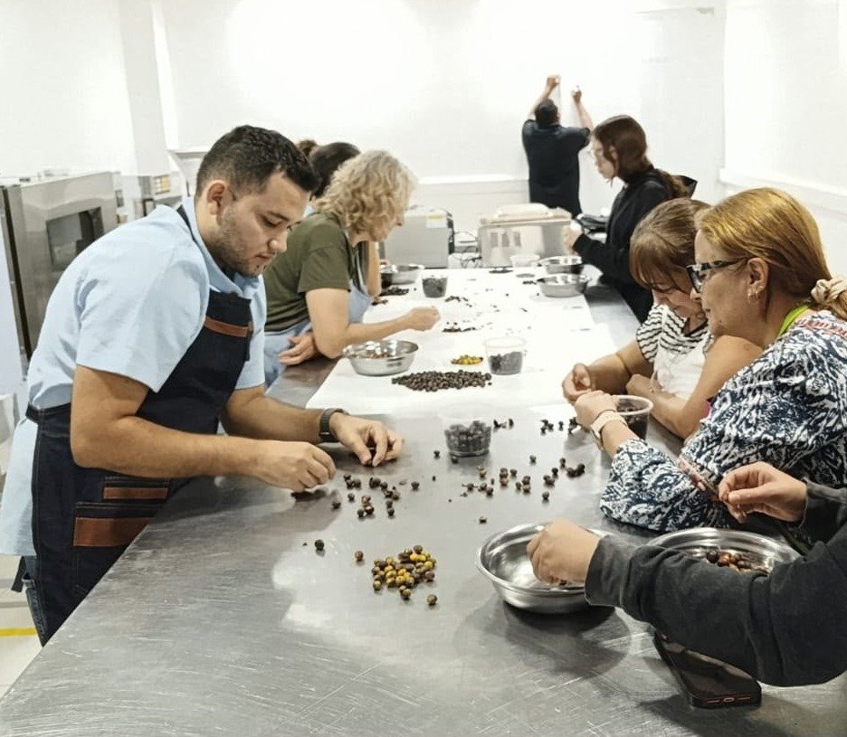 Tercera fotografía de la selección del café en Dopsen